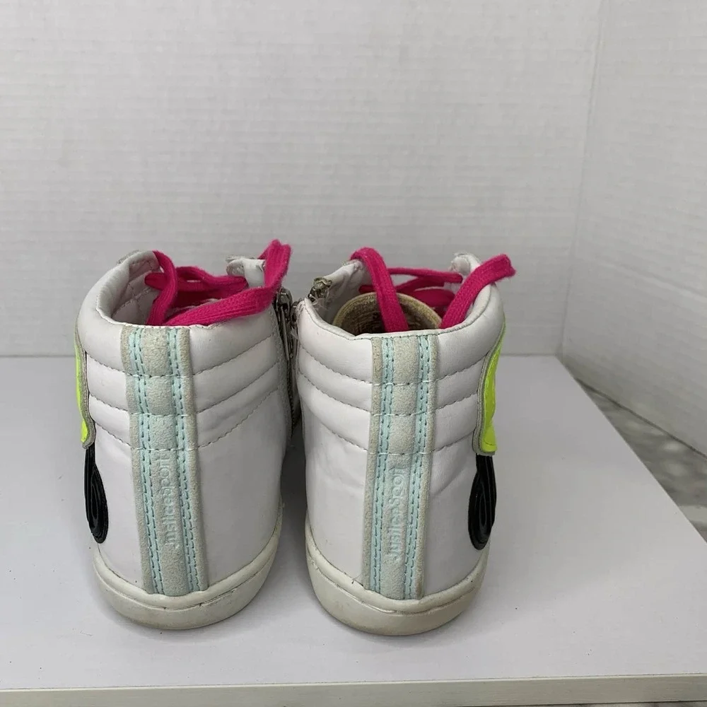 Justice Little Girl & Big Girl Mid Court Sneaker, Sizes 6